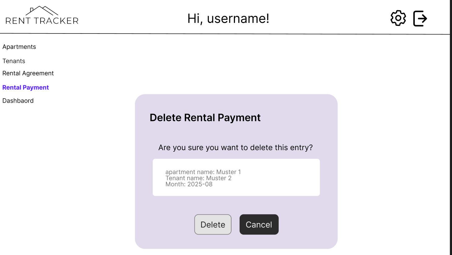 Delete Rental